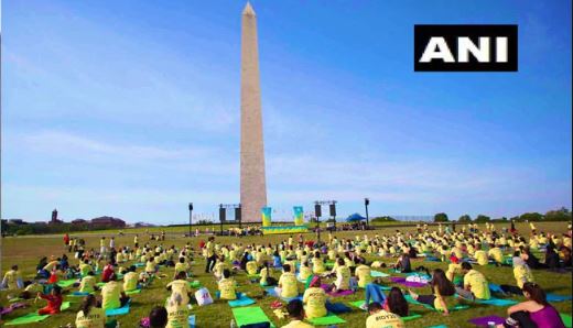 International Yoga Day Celebrated In US