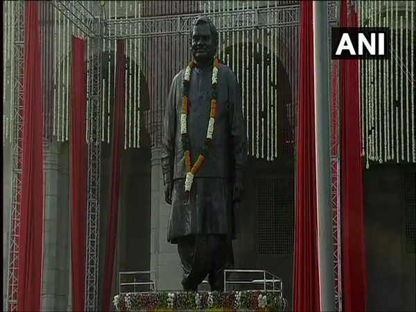 Narendra Modi unveils statue of former PM Atal Bihari Vajpayee in Lucknow