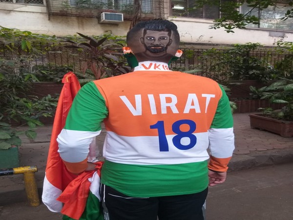 Fan of Virat Kohli engraves Indian skipper's face on his head