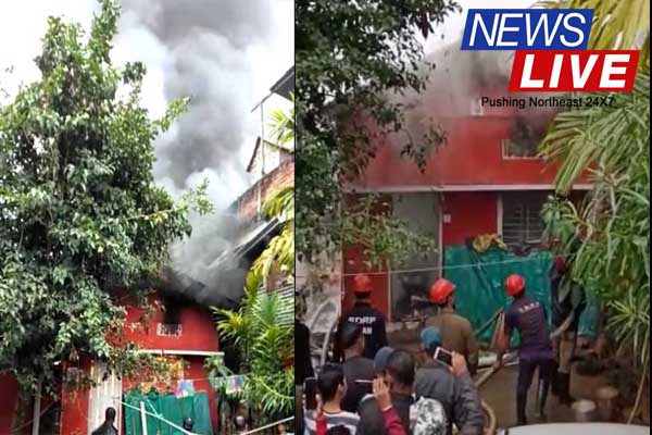Guwahati: Fire at Kahilipara, house gutted