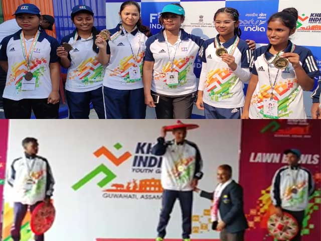 Khelo India: Assam win three golds & a bronze in lawn bowls