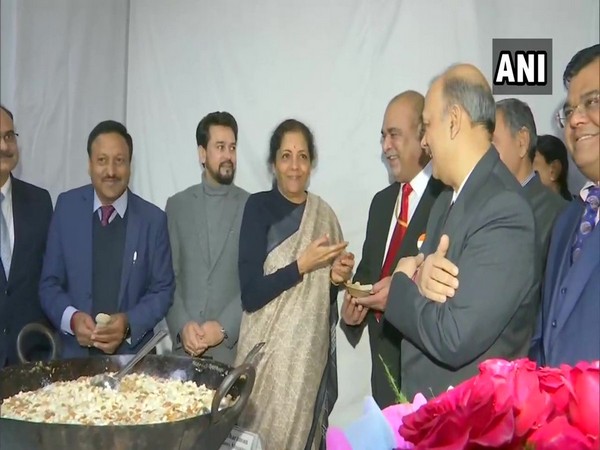 FM Sitharaman attends traditional 'halwa ceremony' ahead of the Budget