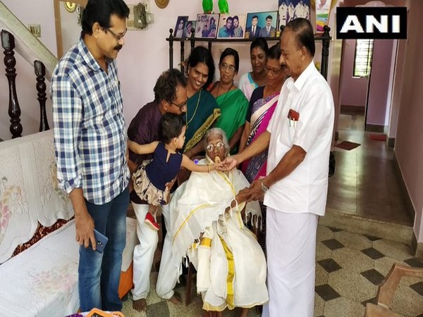 105-year-old Bageerathi Amma from Kerala clears 4th standard exam with 74.5% marks