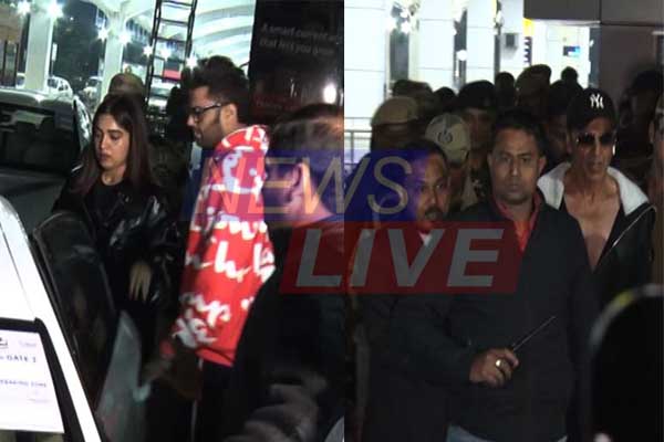 FILMFARE: Fans welcome Akshay Kumar, Manish Paul and Bhumi Pednekar at midnight