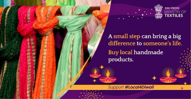 Ministry Of Textiles Launches Campaign #Local4Diwali, Appeals People To ...