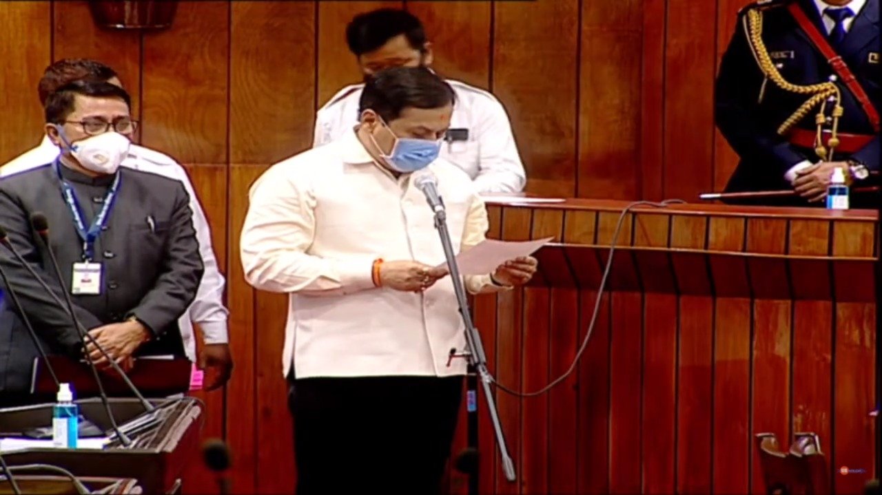 Former Assam CM Sonowal takes oath as MLA