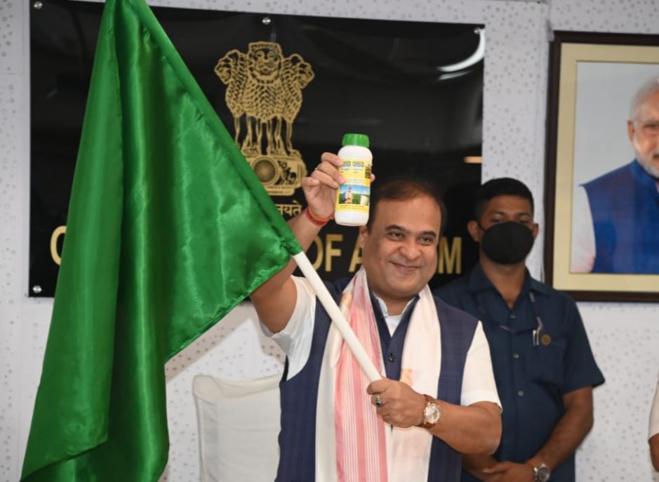 Assam Cm Flagged Off The First Consignment Of Nano Urea News Live Tv Assam