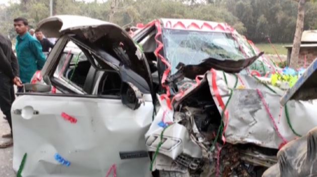 Assam: Car returning with bride and groom meets with an accident, two killed