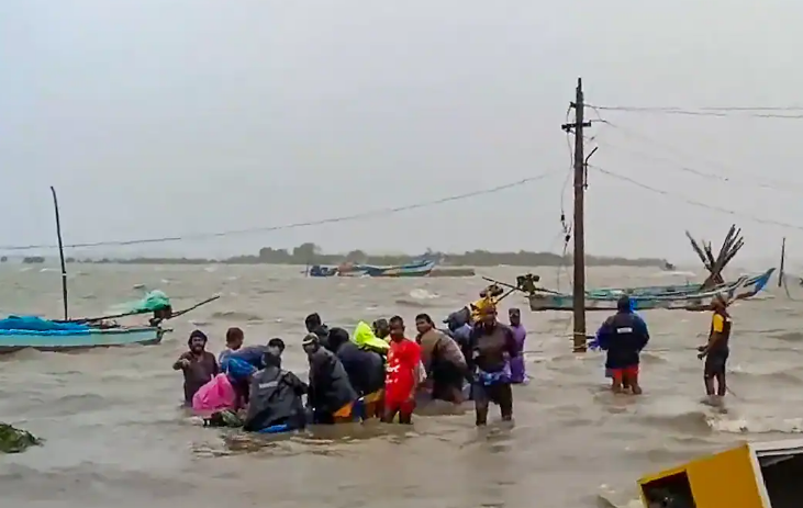 Cyclone Michaung Makes Landfall In Andhra Pradesh, 8 Dead In Chennai ...