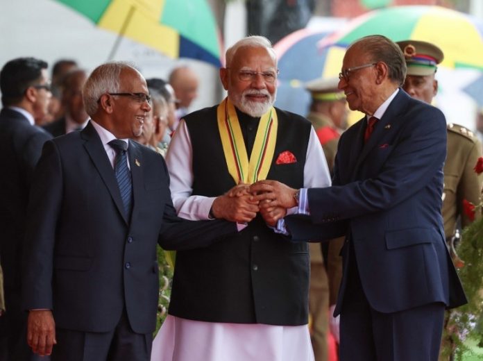 Prime Minister Narendra Modi conferred highest Civilian Award of Mauritius