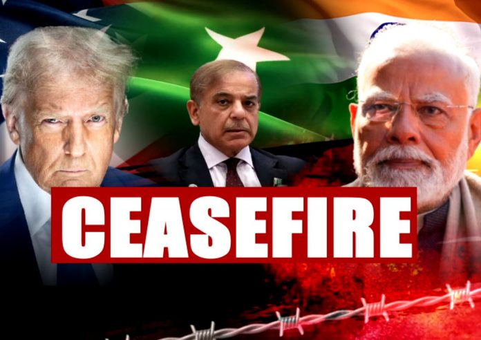 US President Donald Trump announced that India and Pakistan have agreed to an immediate ceasefire.