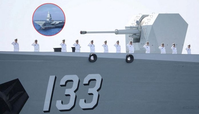 China Flexes Military Power with Massive Naval Presence in East Asia