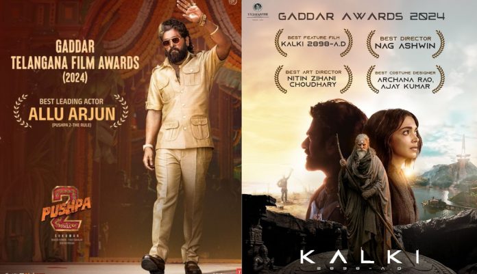 Gaddar Telangana Film Awards 2024 Allu Arjun, Kalki 2898 AD Shine Bright as Telangana Revives Film Honours After 14 Years