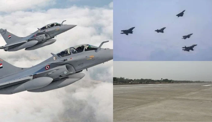 IAF Fighter Jets Begins Landing Drills on Ganga Expressway in Shahjahanpur