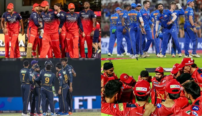 IPL 2025 Top-Two Qualification Scenario Playoff Race Heats Up as GT, PBKS, RCB, MI Eye Final Sprint
