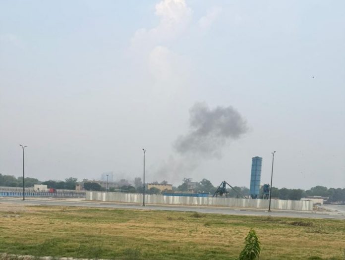 Reports say three explosions were heard near Walton Airport in Lahore.