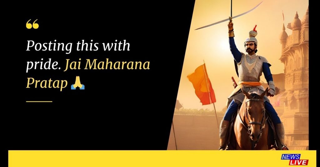 Maharana Pratap Jayanti Captions for Instagram 2025