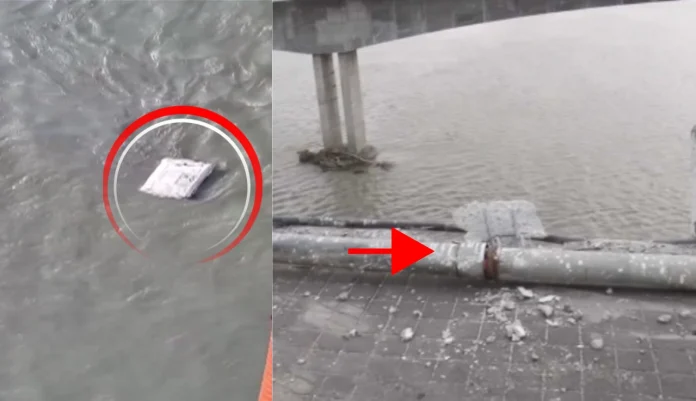 The speeding truck plunged into the Brahmaputra after it lost control while crossing the old Koliabhomora Bridge in Tezpur