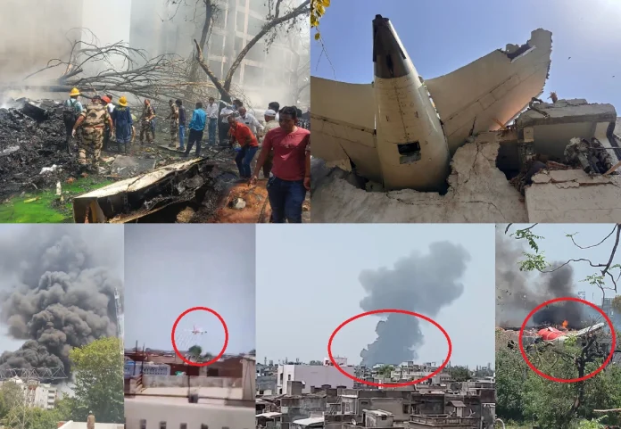 Air India plane bound for London with 242 people crashes in Ahmedabad