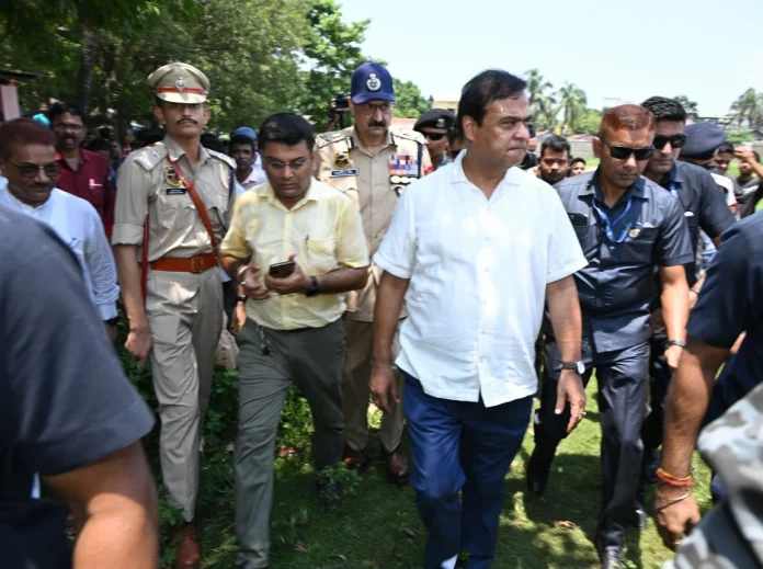 Assam CM Dr Himanta Biswa Sarma issued shoot-at-sight orders in Dhubri after visiting the western Assam town today (June 13)