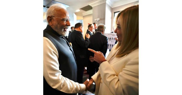 PM Modi Meets Italy’s Giorgia Meloni at G7 Summit, Her “You Are the Best” Remarks Goes Viral